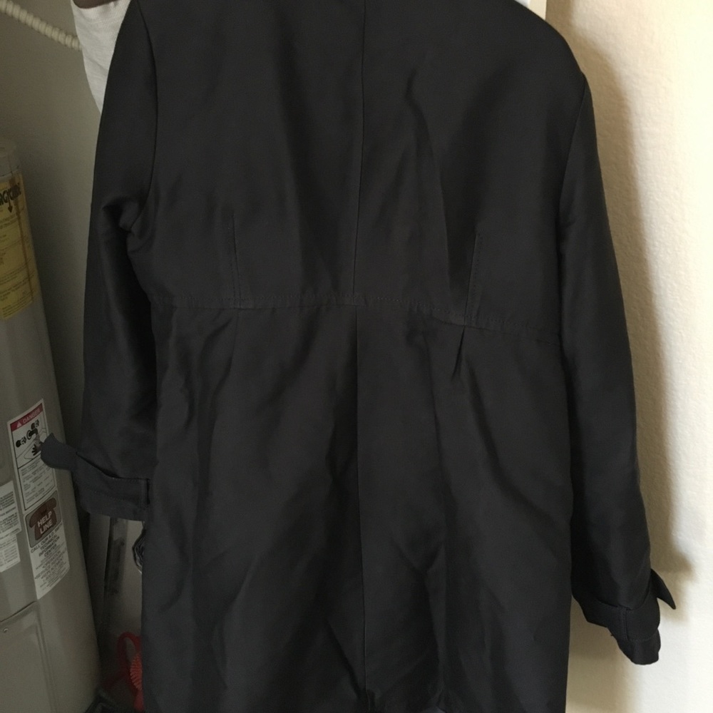 Kenneth Cole Reaction black and red trench coat